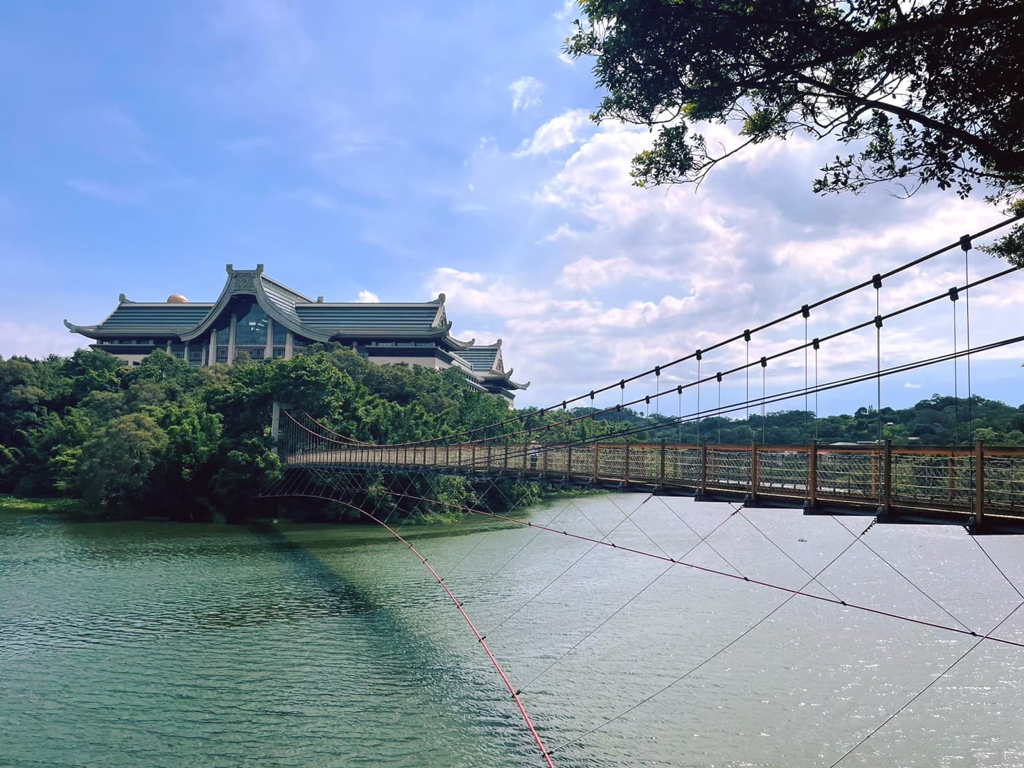 細茅埔吊橋。(新竹縣政府提供)