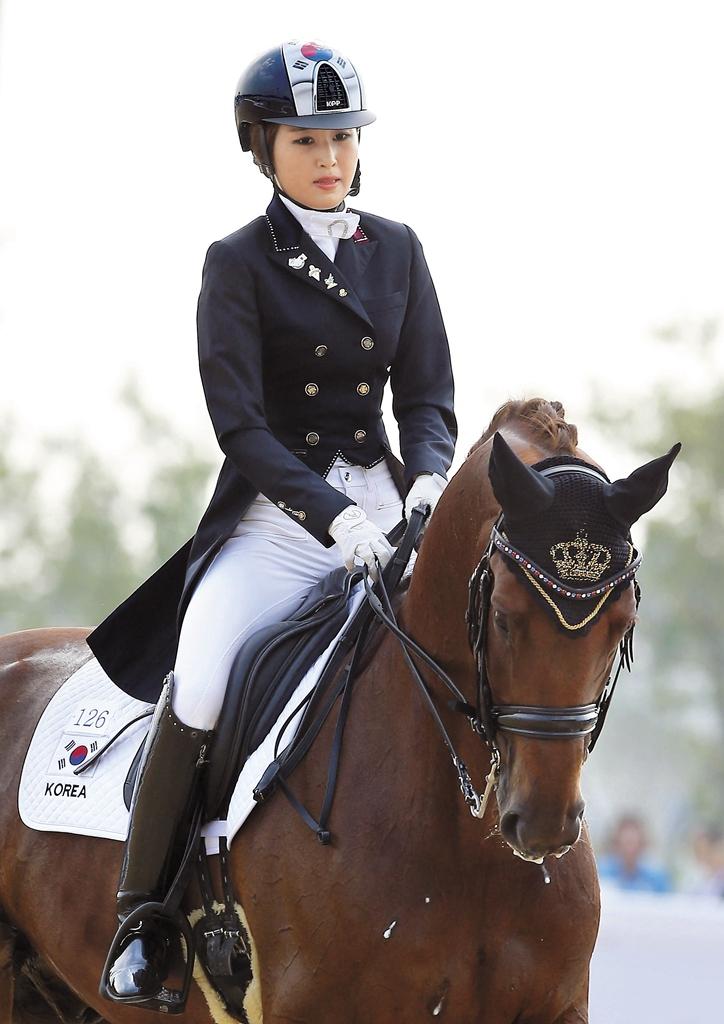 崔順實女兒鄭維羅（圖）以馬術特優生進入名校梨花大學，在校園耍特權成了醜聞曝光的導火線。（達志影像）